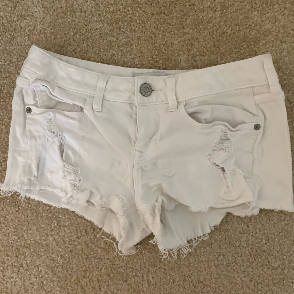 Express White Shorts